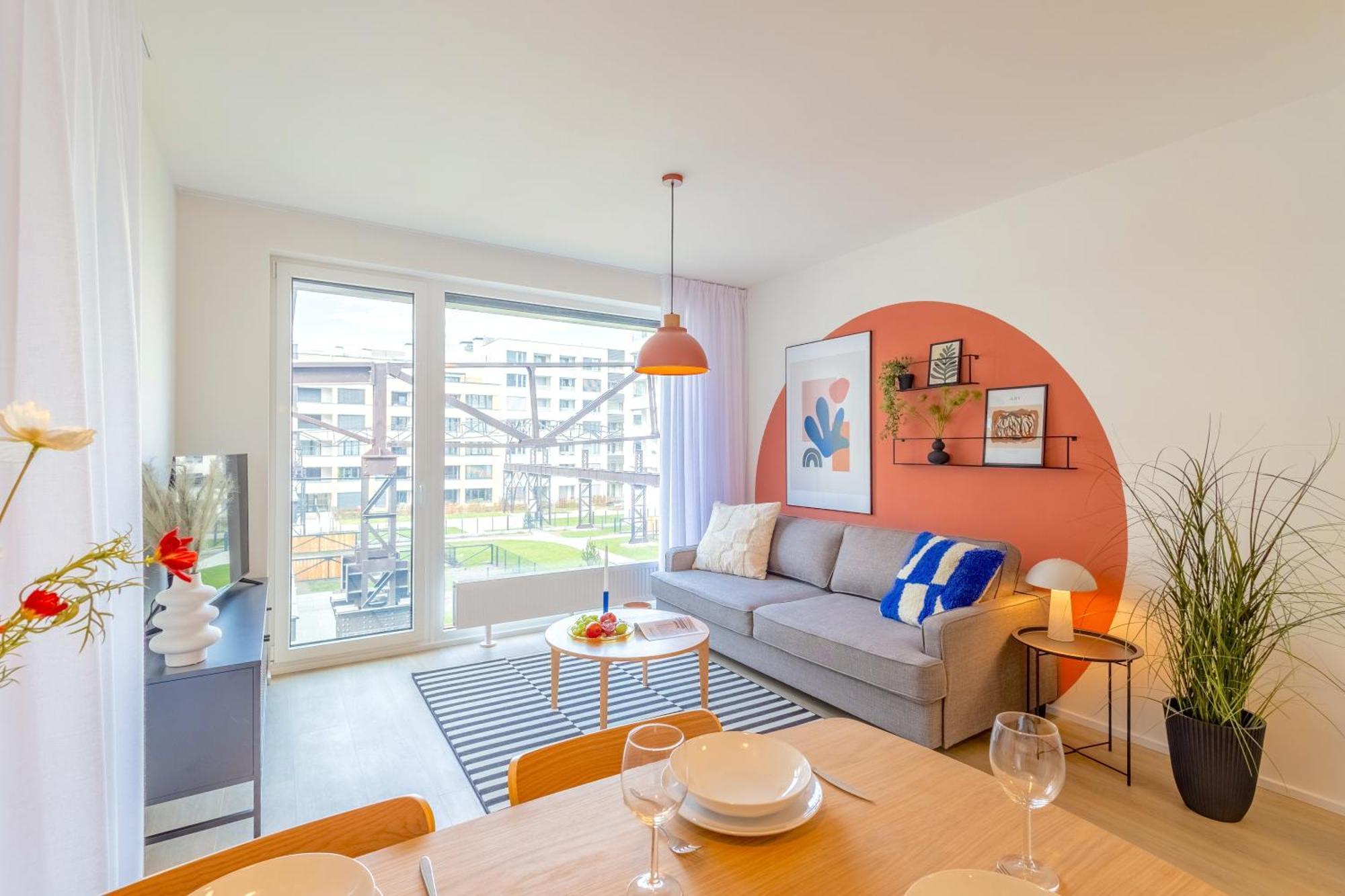 Apartment Design - Balcony, Free Parking, Yoga, 10 Mins To Center, By Gravity Prag